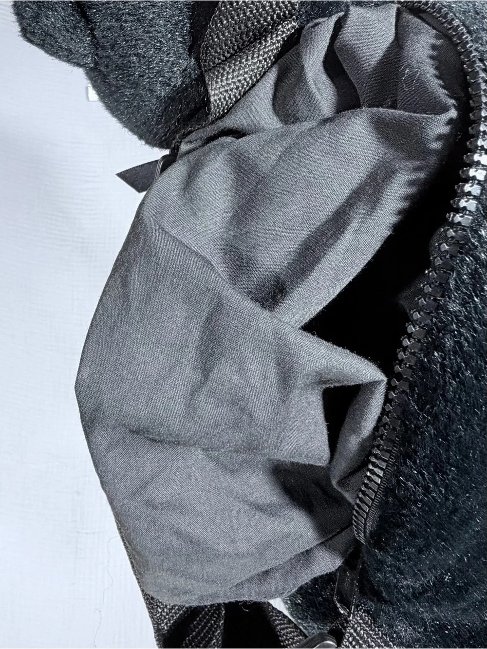 🧸🖤 Vintage 90’s ESPRIT | Black Teddy Bear Backpack Purse | Grunge Y2K Goth RARE
